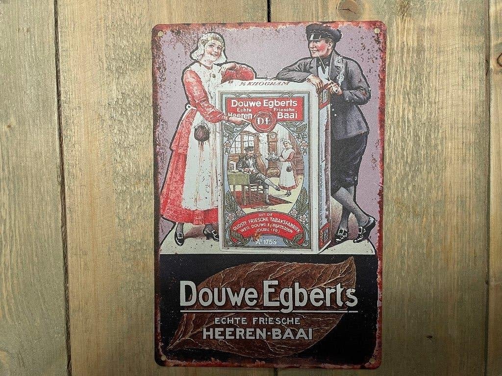 Reclamebord Douwe Egberts Heerenbaai 20x30, Ophalen of Verzenden, Zo goed als nieuw, Reclamebord
