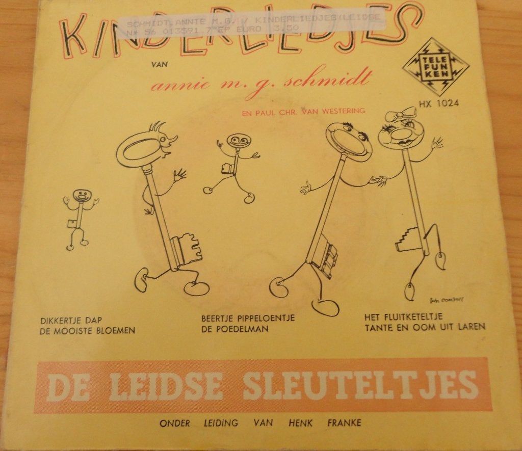 De Leidse Sleuteltjes _ Kinderliedjes, Ophalen of Verzenden, Gebruikt, 7 inch, Nederlandstalig