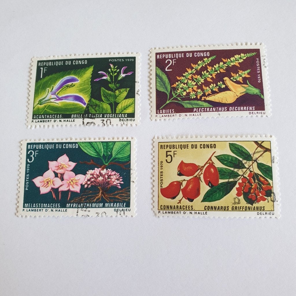 2521 congo bloemen, Verzenden, Overige landen