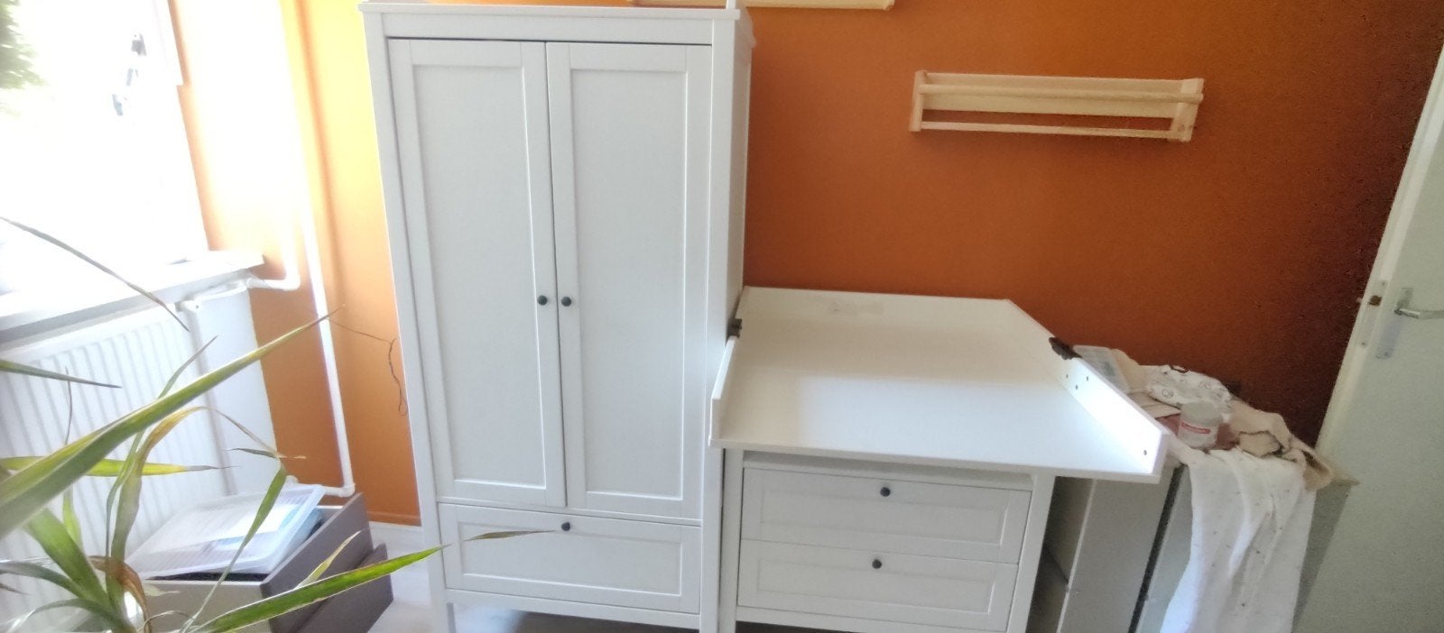 Commode + kledingkast, Ophalen, Gebruikt, 50 tot 70 cm, 105 cm of meer
