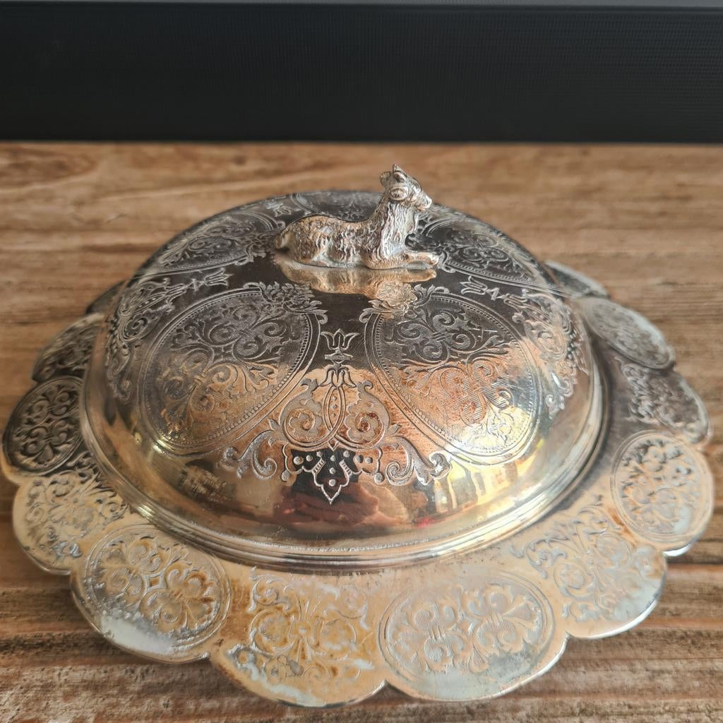 Antieke botervloot, Antiek en Kunst, Ophalen of Verzenden