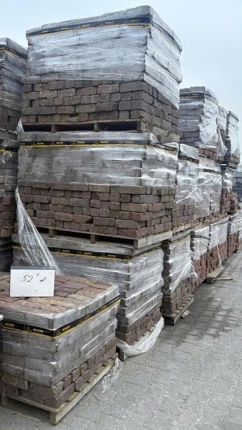 52 m2 ouderwetse gebakken dikformaat, Ophalen of Verzenden, Nieuw, 10 m² of meer, Klinkers