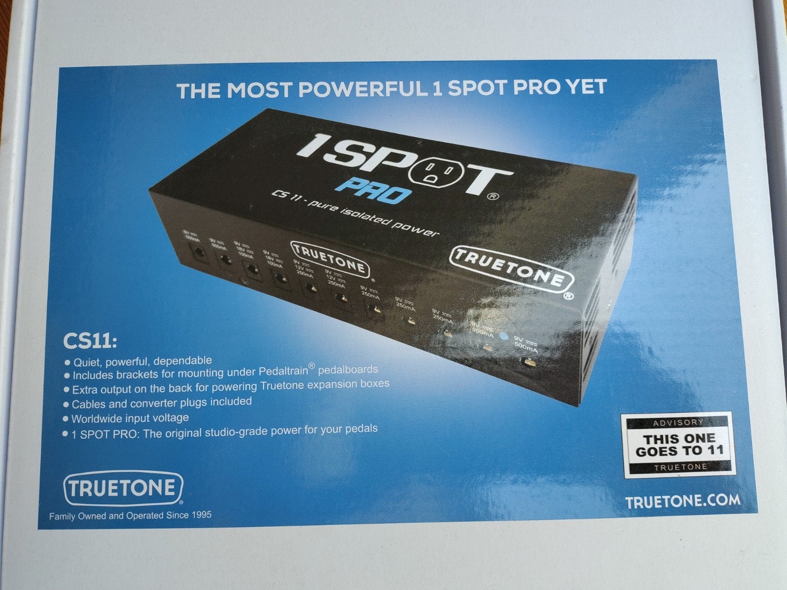 Truetone 1 SPOT Pro CS11 - Geïsoleerde voeding voor pedalen, Ophalen of Verzenden, Nieuw, Overige typen