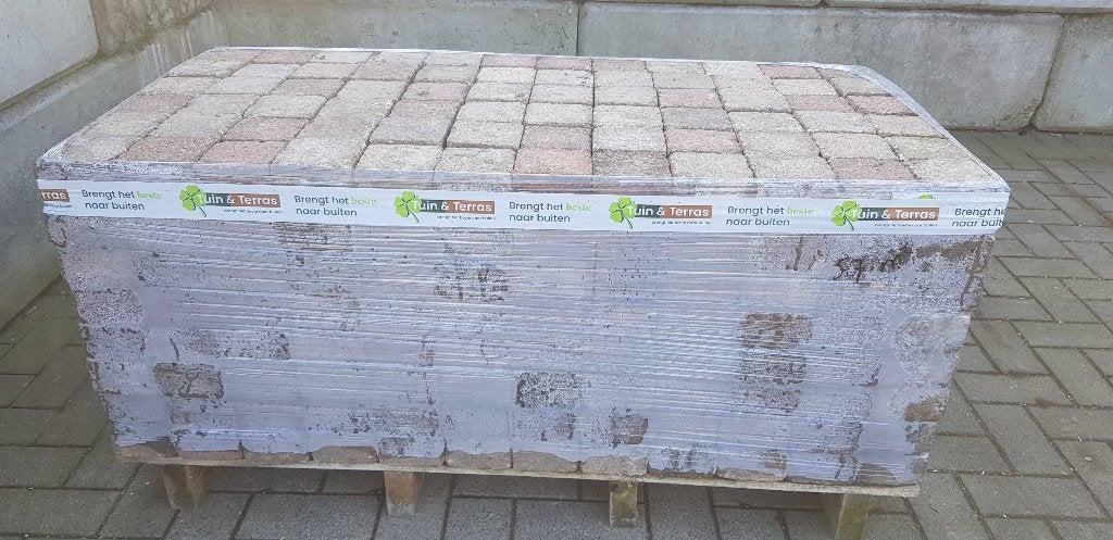 CobbleStones 10x10x6 cm gemeleerd te koop, Ophalen, Gebruikt, Overige typen, 10 m² of meer