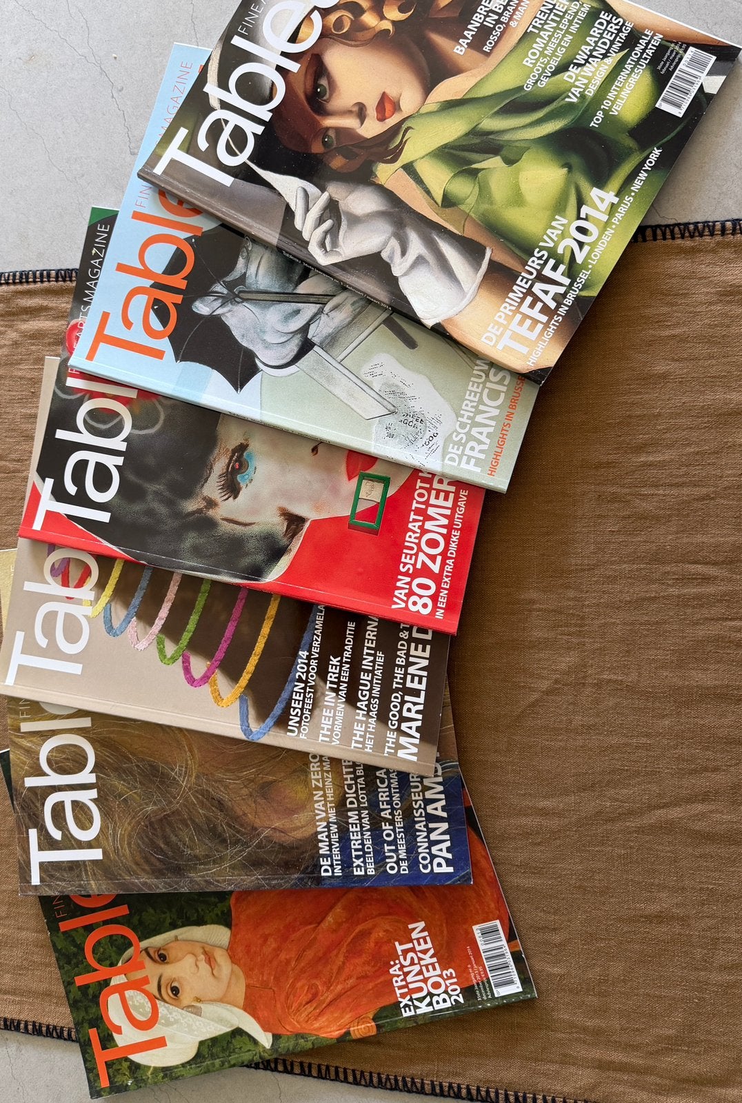 TABLEAU fine arts magazine jaargang 2014, Boeken, Ophalen of Verzenden, Gelezen, Overige typen