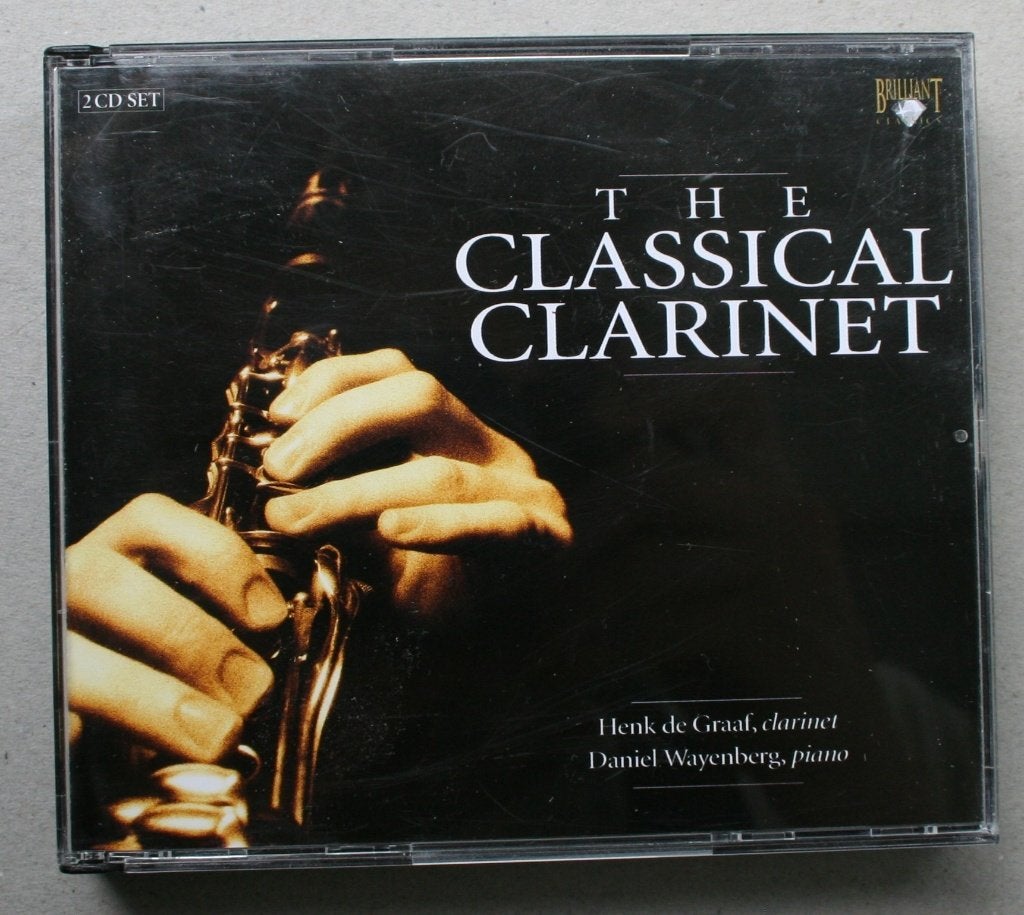 The Classical Clarinet - Henk de Graaf Daniel Wayenberg, Ophalen of Verzenden, Modernisme tot heden, Zo goed als nieuw, Overige typen
