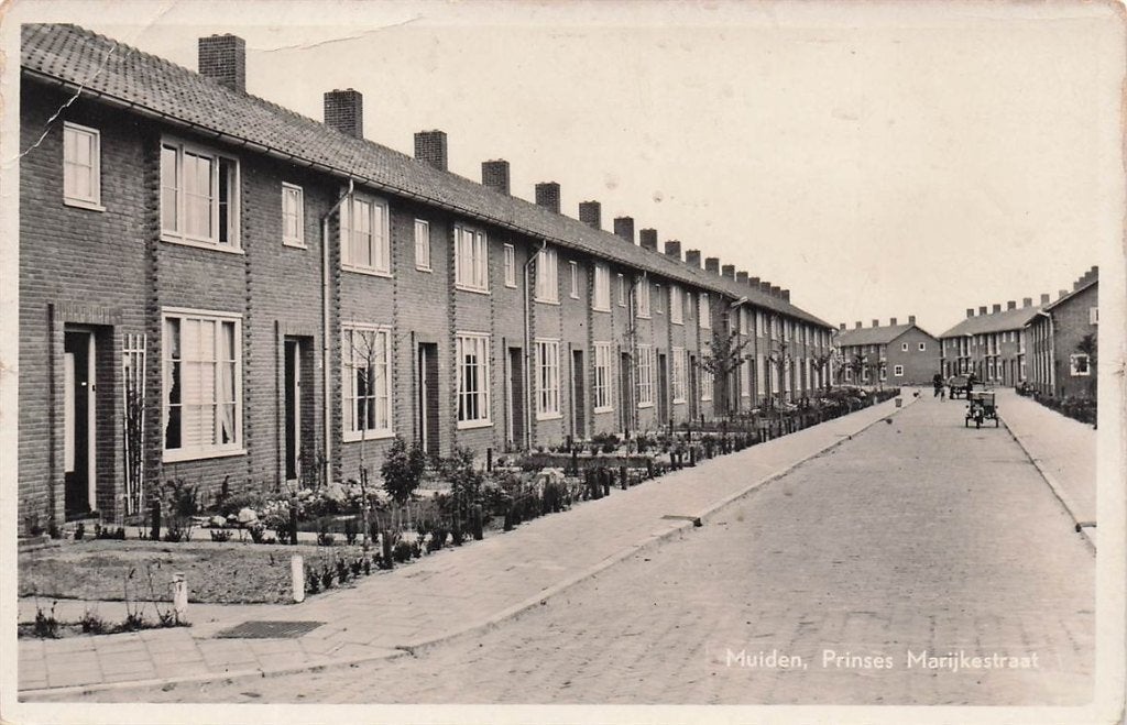 703-065-003 Muiden Prinses Marijkestraat, Verzamelen, Ansichtkaarten | Nederland, Verzenden, Voor 1920, Noord-Holland