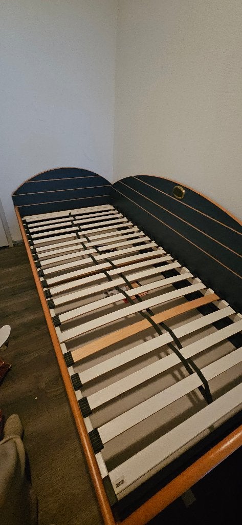 Kajuitbed, Ophalen, 85 tot 100 cm, Gebruikt, Lattenbodem