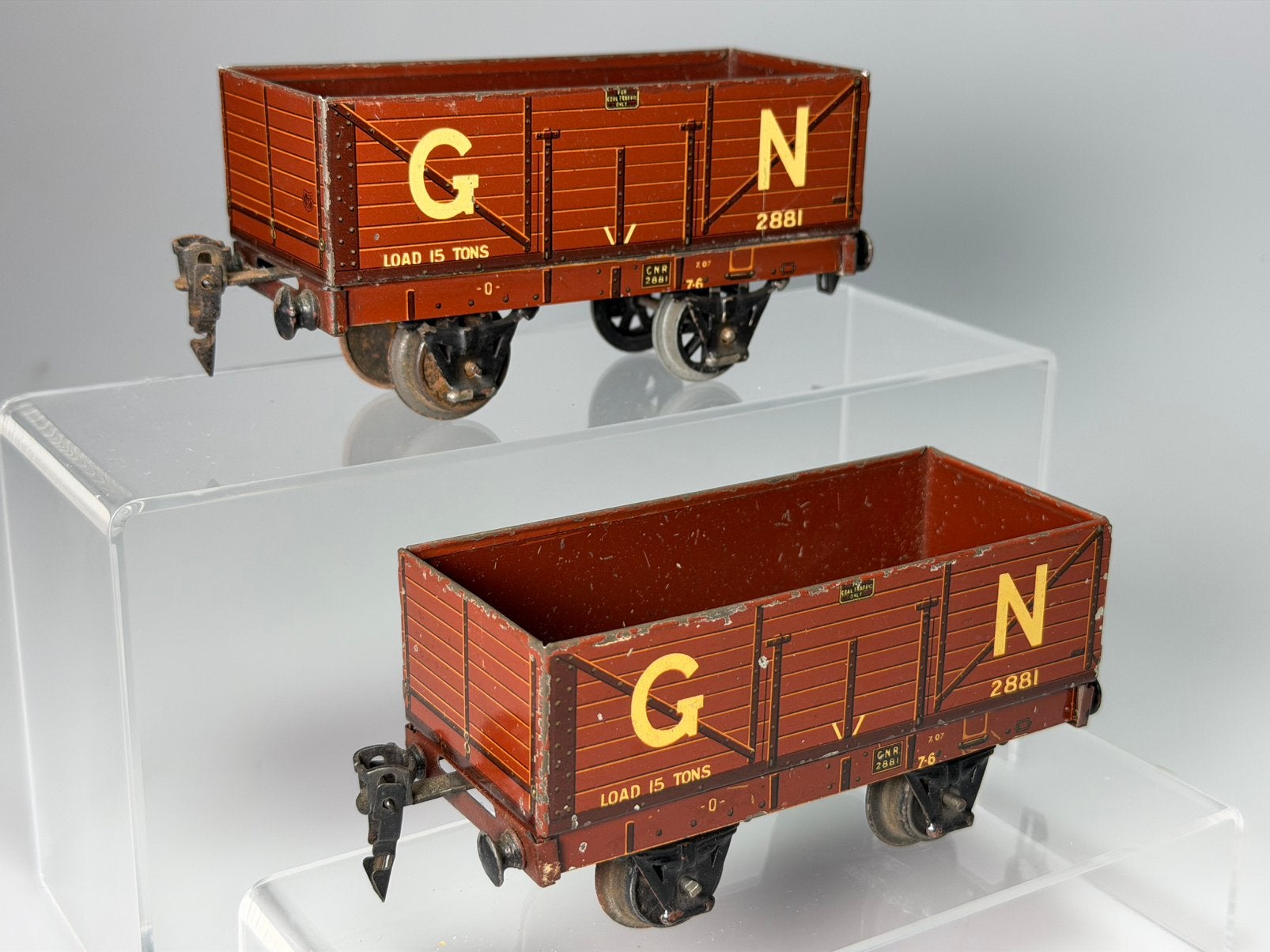 Marklin GN zoldervondst spoor 0 wagons, Antiek en Kunst, Antiek | Speelgoed, Ophalen of Verzenden