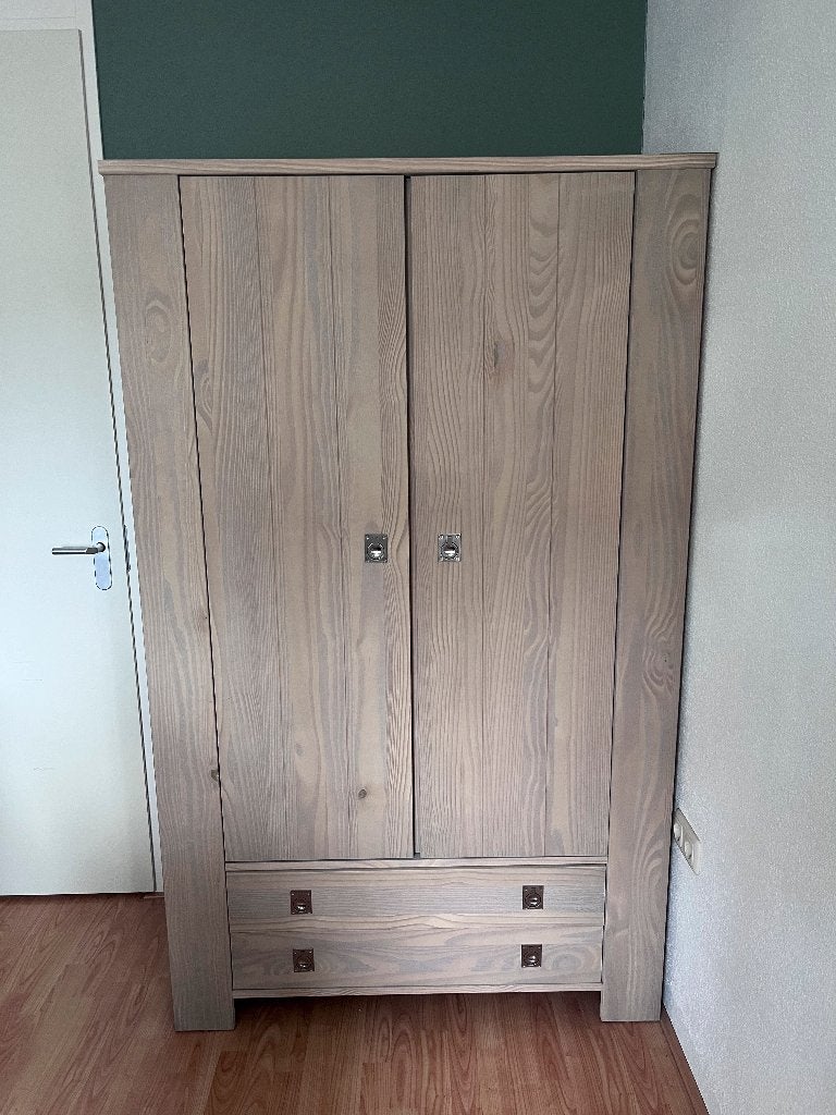 kinder kledingkast, Huis en Inrichting, Kasten | Kledingkasten, Ophalen, Gebruikt, 100 tot 150 cm, Met lade(s)