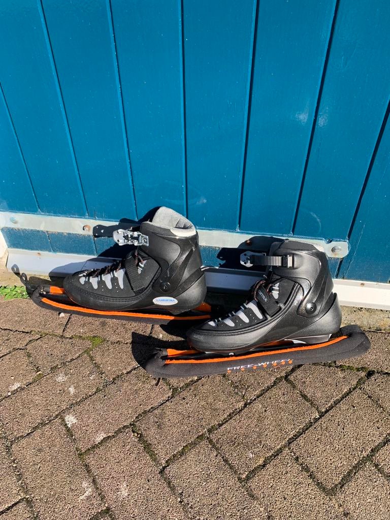 Zandstra Free Wheel schaatsen maat 46, Sport en Fitness, Schaatsen, Ophalen, Zo goed als nieuw, Overige typen, Zandstra