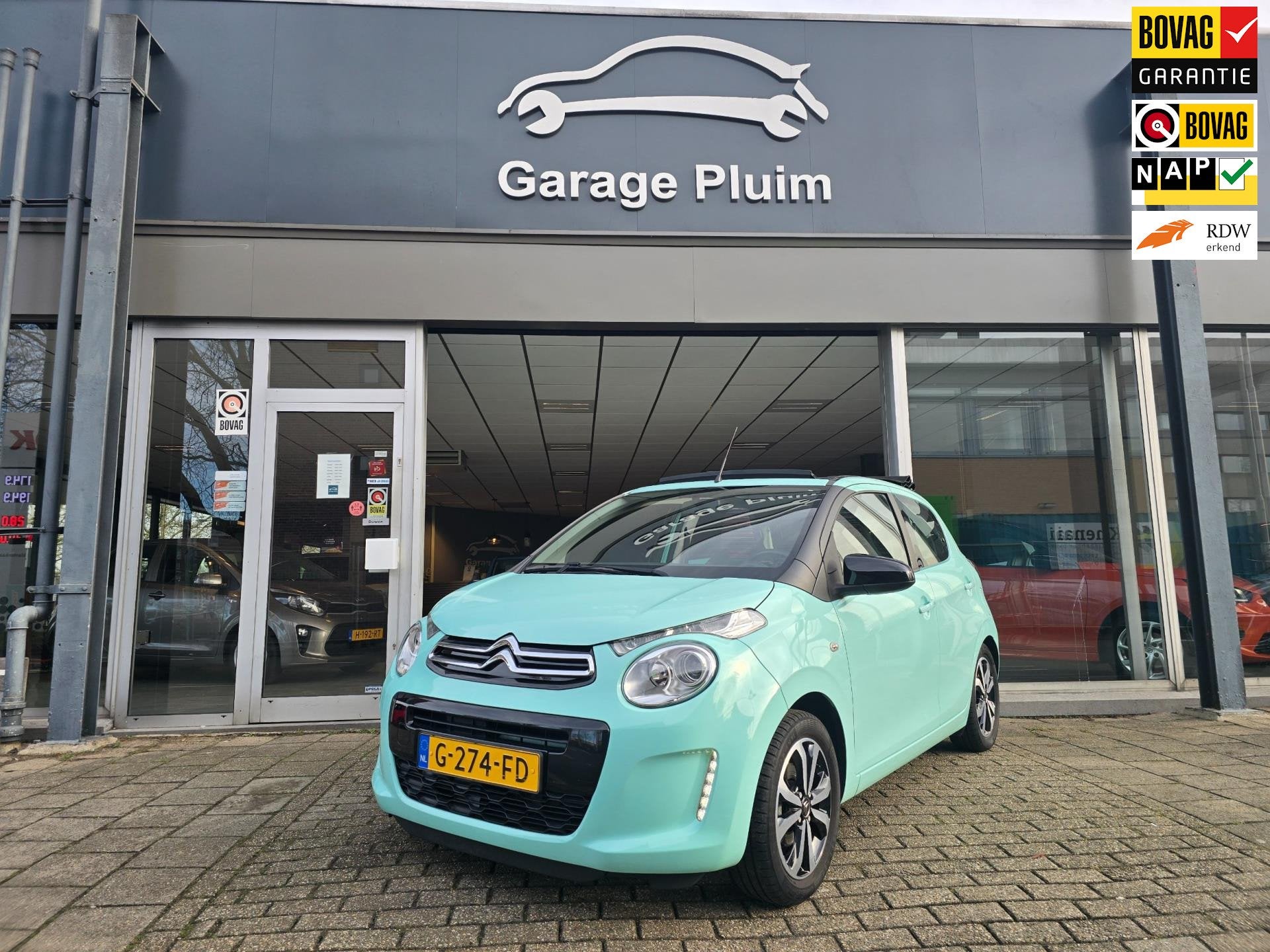 Citroen C1 Citroen C1 1.0 VTi Airscape Shine, Auto's, Dealer onderhouden, Stof, Gebruikt, 4 stoelen