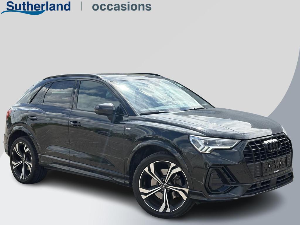 Audi Q3 Sportback 45 TFSI e S Edition 245 PK | Panoramadak |, Gebruikt, Zwart, Hybride Elektrisch/Benzine, 13 kWh
