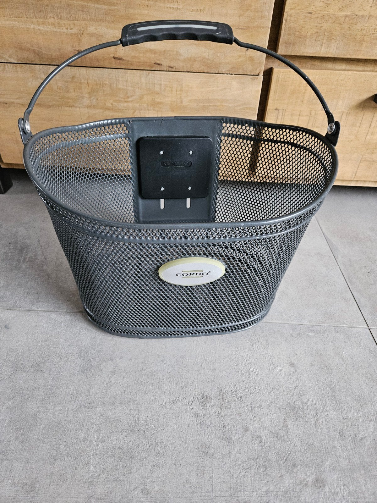 Nieuwe Cordo fietsmand én uitneembare tas, Cordo, Stuurbevestiging, Nieuw, Ophalen of Verzenden