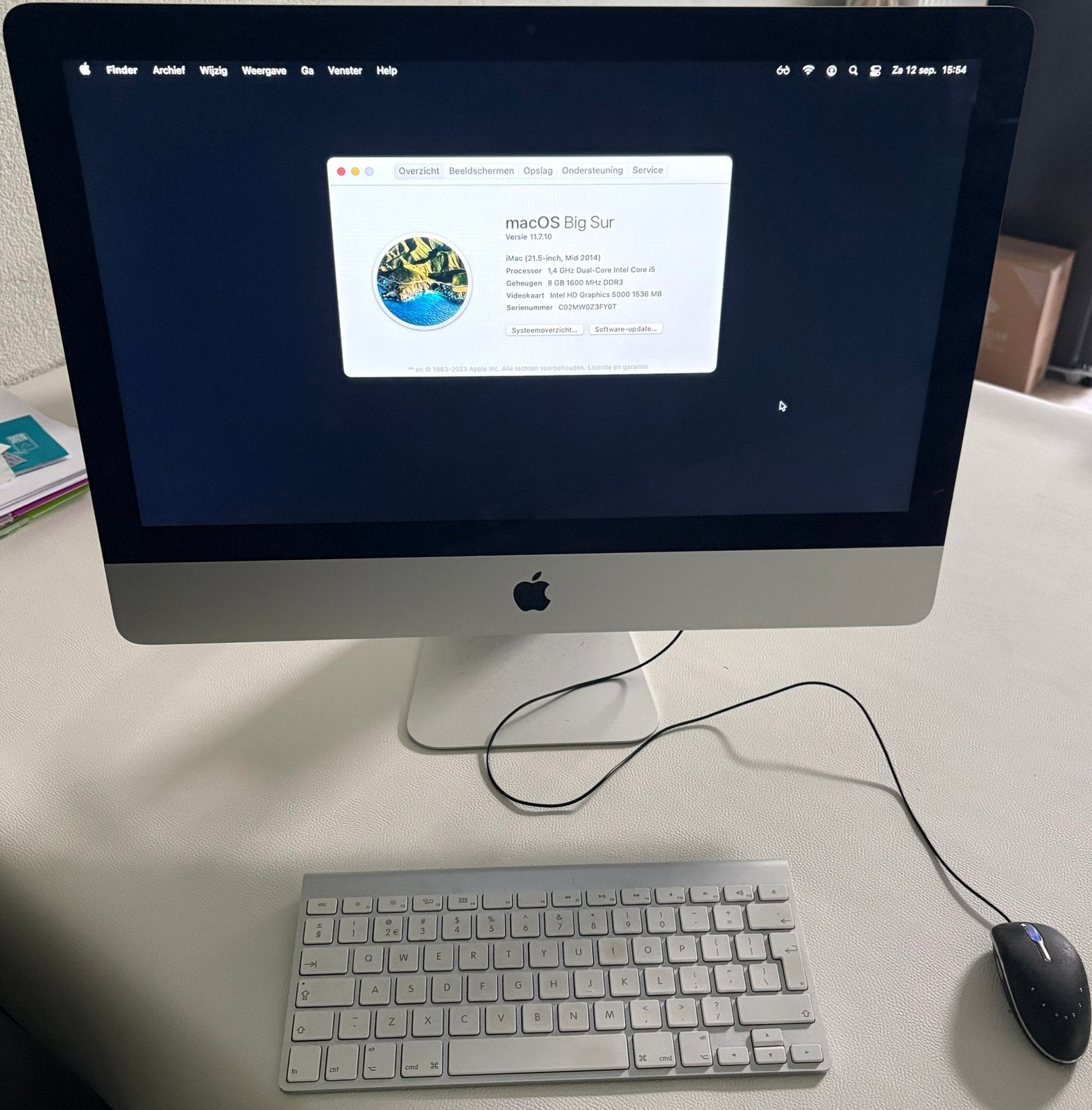 iMac 21,5" Mid 2014, Computers en Software, Ophalen of Verzenden, Zo goed als nieuw, 21,5, 8 GB