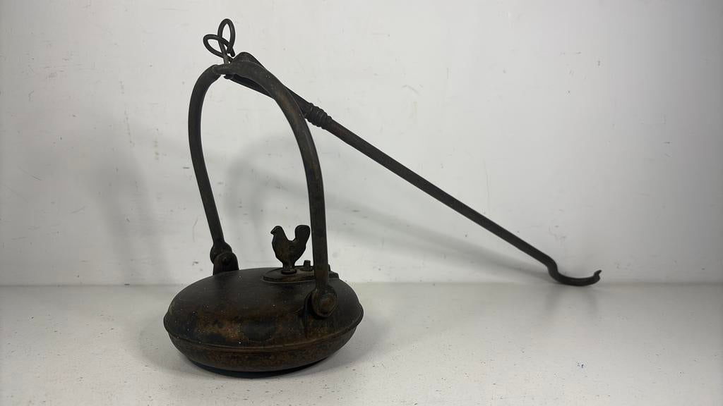 Franse olielamp - antiek, Verzenden