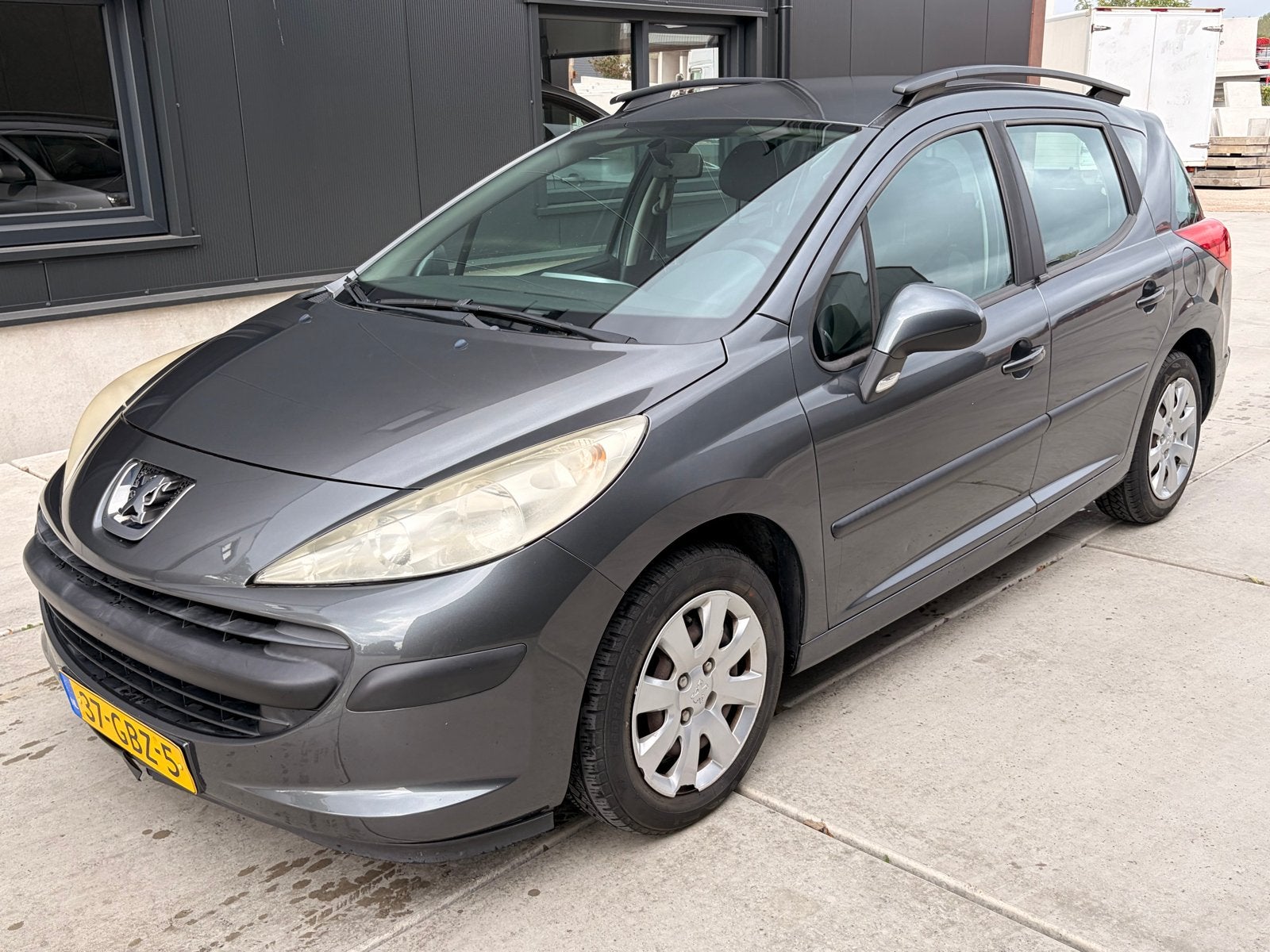 Peugeot 207 sw station nette auto koopje, Voorwielaandrijving, Stof, Zwart, Sound system