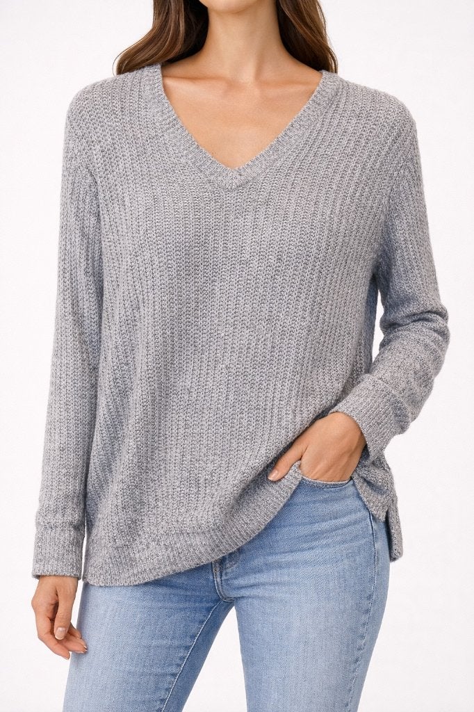 Brandy Melville Sweater One Size, Maat 38/40 (M), Ophalen of Verzenden, Zo goed als nieuw, Grijs