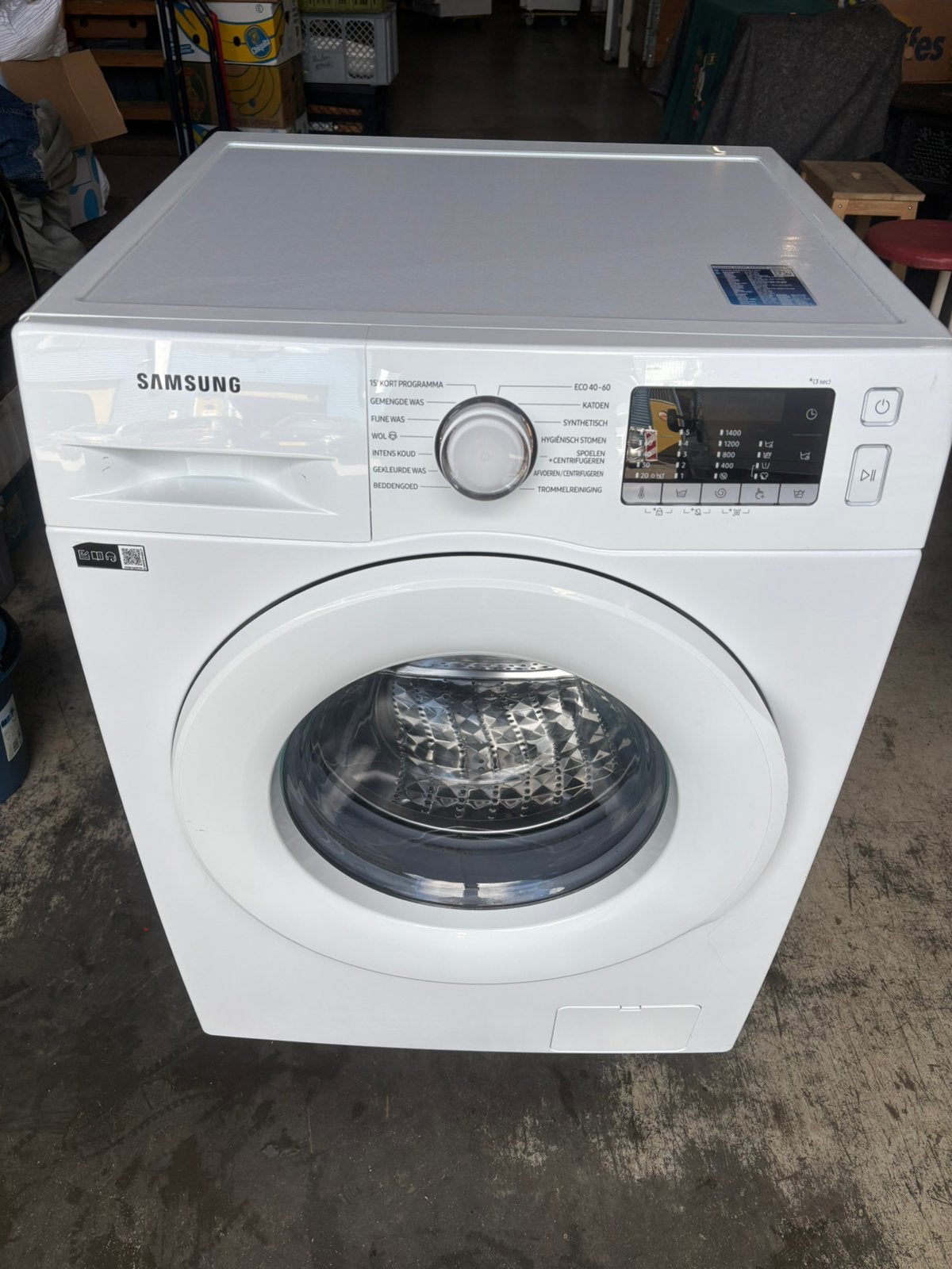 Samsung Wasmachine - WW80TA049TE - Voorbelading - 8 kg 1400, 1200 tot 1600 toeren, -, -, 8 tot 10 kg