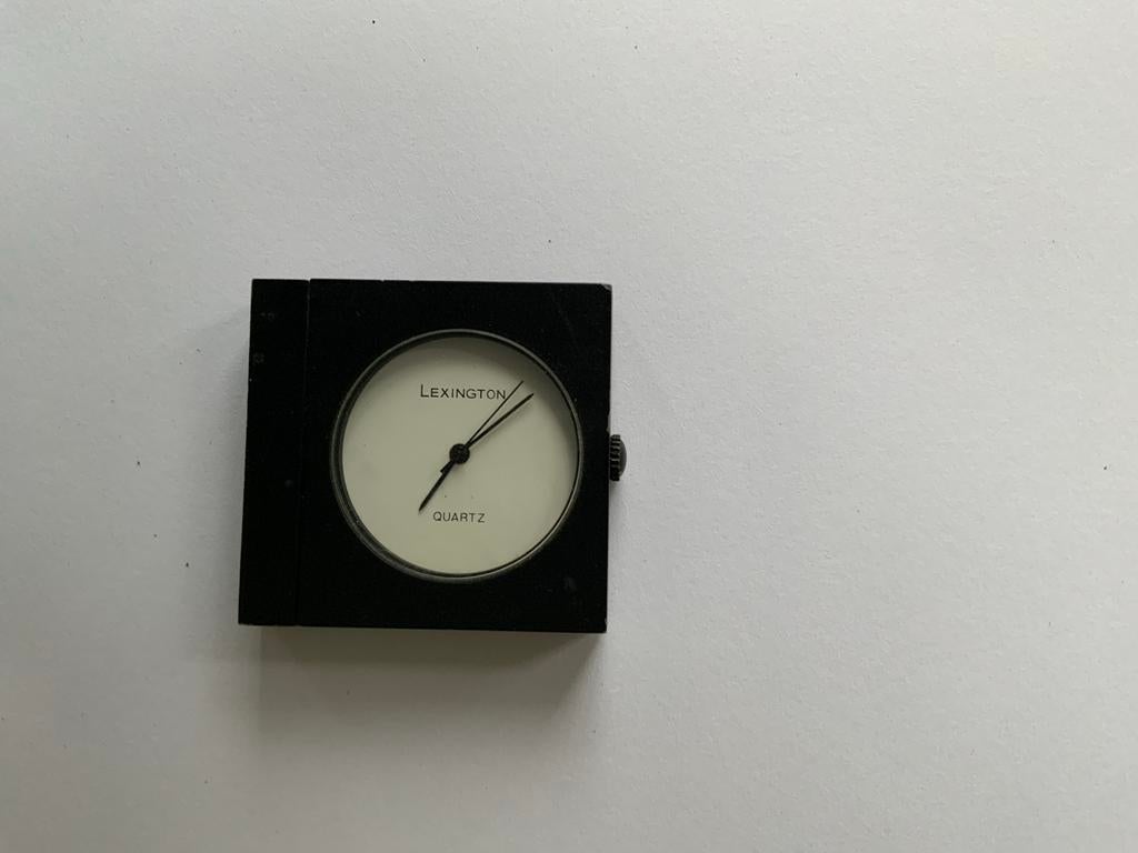 Lexington Quartz Klokje - Jaren '’70 of ‘80 design, Antiek en Kunst, Ophalen of Verzenden