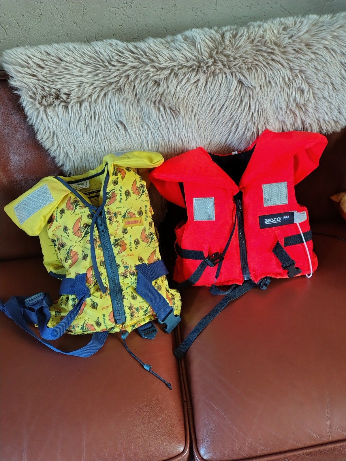 Reddingsvesten voor kinderen (2 stuks), Watersport en Boten, Ophalen of Verzenden, Gebruikt, Overige typen