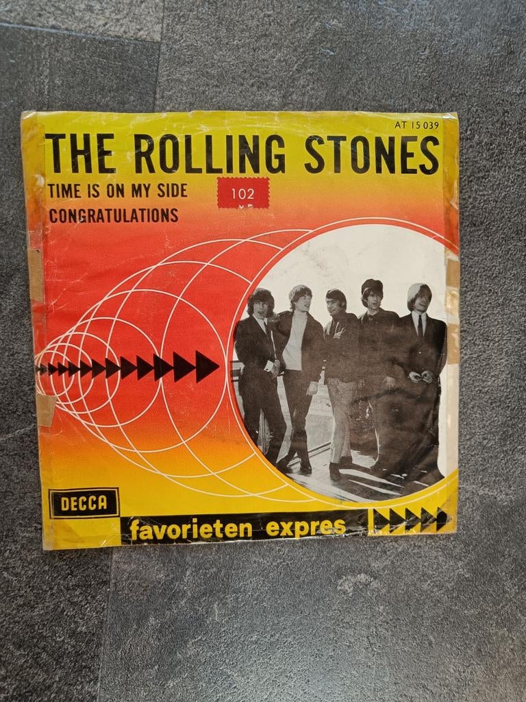 The Rolling Stones - Time Is On My Side (Single), Gebruikt, Fotohoes, 7 inch, Single