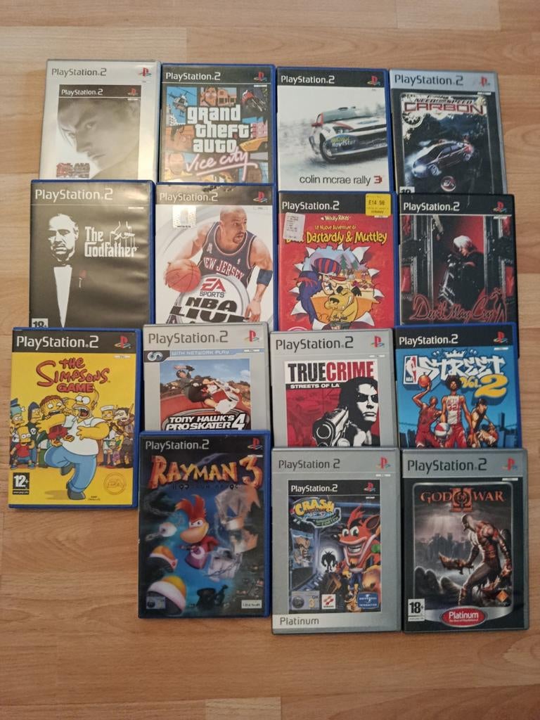 PlayStation 2 spellen bundel 15 games, Spelcomputers en Games, Games | Sony PlayStation 2, 1 speler, Zo goed als nieuw, Vanaf 3 jaar