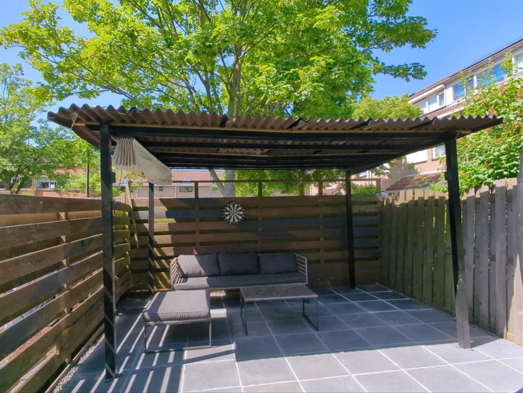 Tuinpaviljoen 3x4 compleet met tuinset, Ophalen of Verzenden