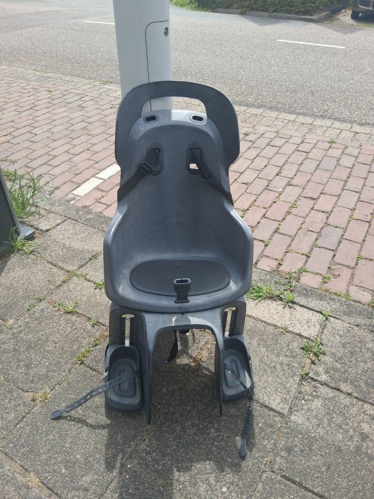 Bobike Maxi Go Carrier Achterzitje - Macaron Grey, Fietsen en Brommers, Fietsaccessoires | Fietsstoeltjes, Ophalen of Verzenden