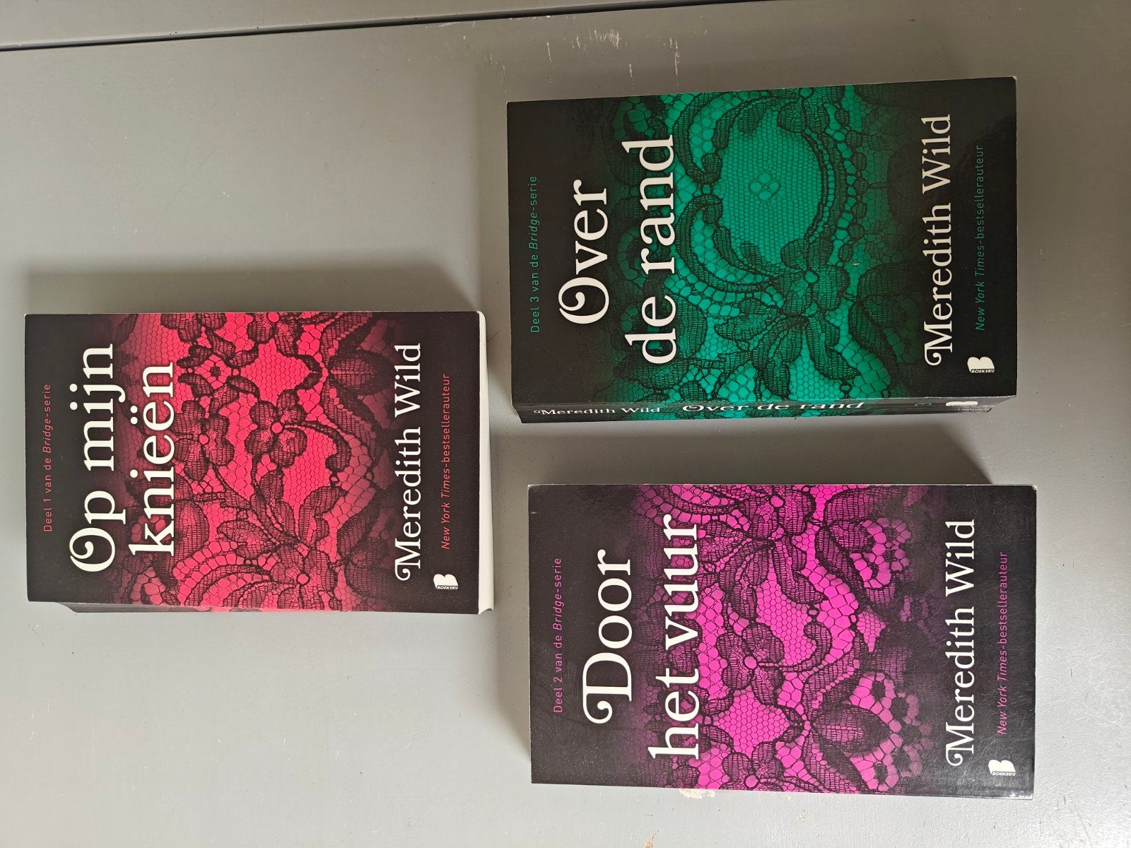 Meredith Wild Bridge Serie - Complete Set (3 Boeken), Boeken, Ophalen, Gelezen, Meredith Wild