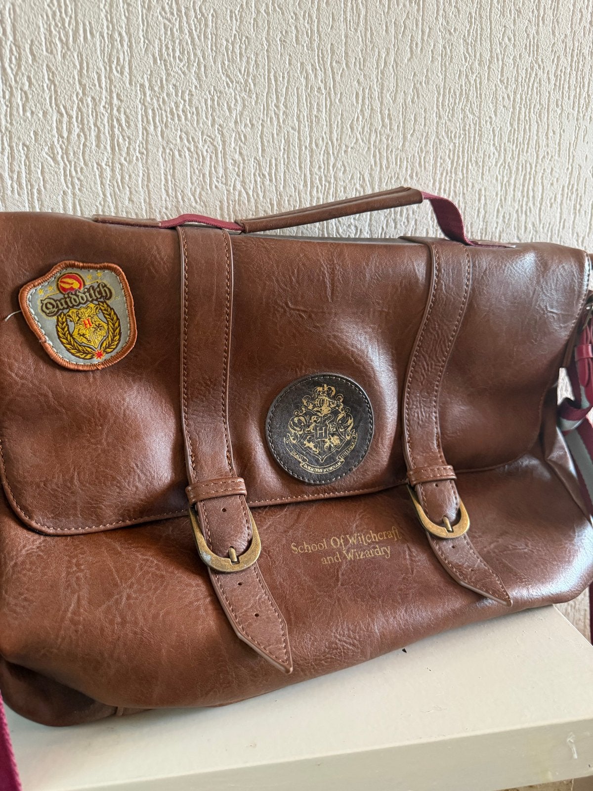 Officiële Harry Potter tas - 27x40 cm - Nepleer, Verzamelen, Ophalen of Verzenden, Gebruikt, Gebruiksvoorwerp