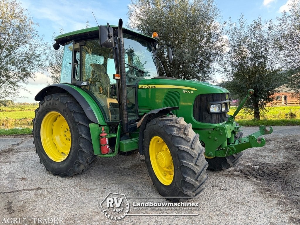 John Deere 5100R | fronthef, airco, lucht (108 pk!), John Deere, 80 tot 120 Pk, Gebruikt, -
