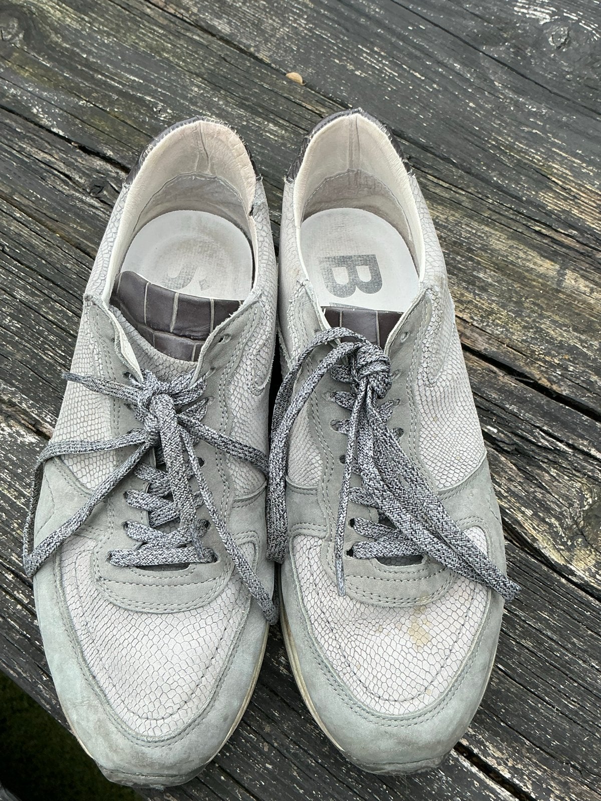 Grijze Rehab sneakers van Bas Smit - Maat 43, Overige kleuren, Ophalen of Verzenden, Rehab, Gedragen