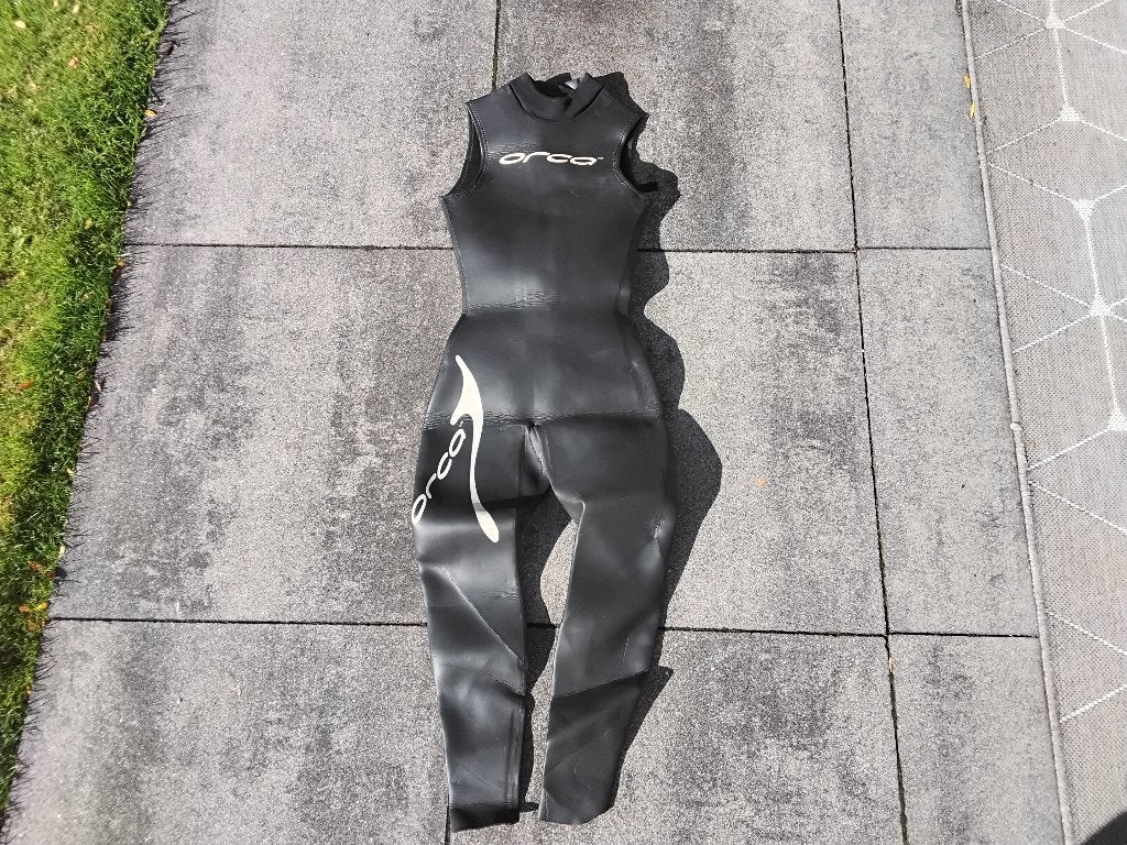 Wetsuit mouwloos Orca maat S, Verzenden, Zwart, Overige typen, Overige maten