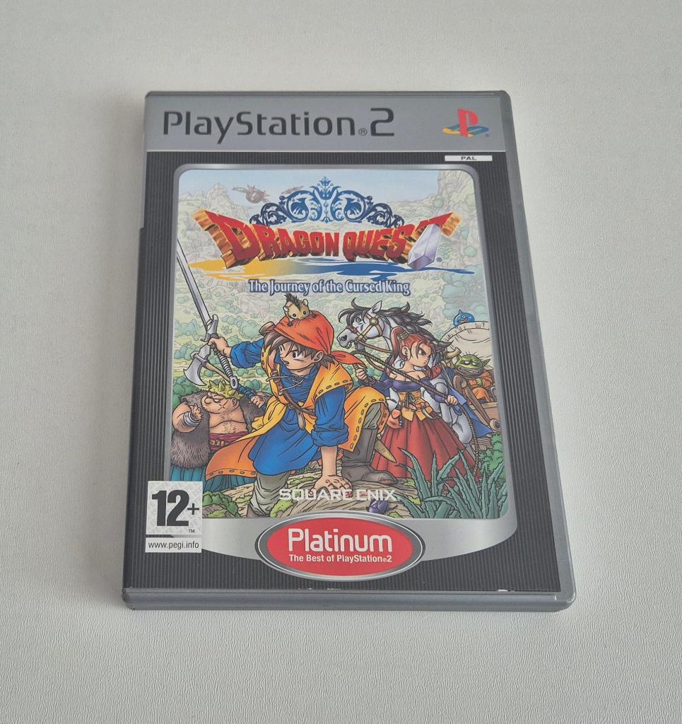 Dragon Quest Journey Of The Cursed King Playstation 2 PS2, Gebruikt, 1 speler, Ophalen of Verzenden, Role Playing Game (Rpg)