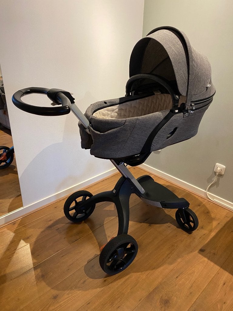 Stokke Xplory wieg + wandelwagen + autostoel FULL OPTIONS, Zo goed als nieuw, Combiwagen, Met autostoeltje, Ophalen