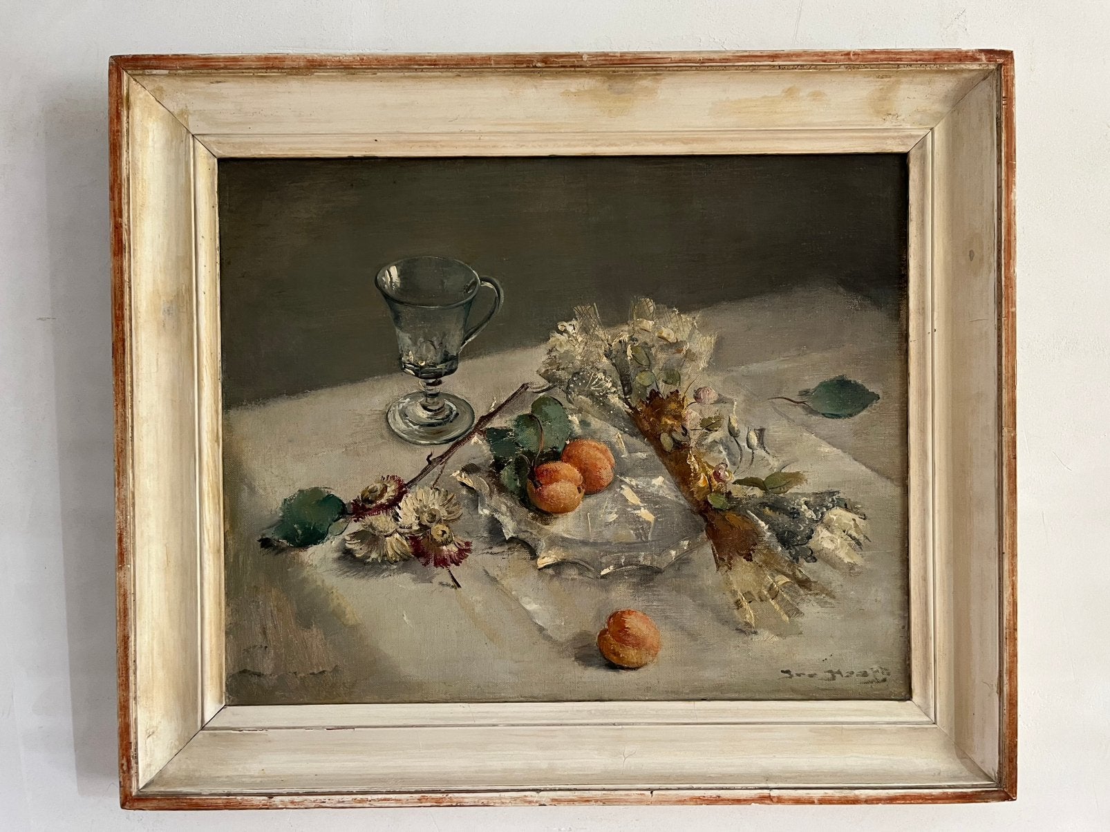 Pistaches prachtig stilleven schilderij, Ophalen of Verzenden