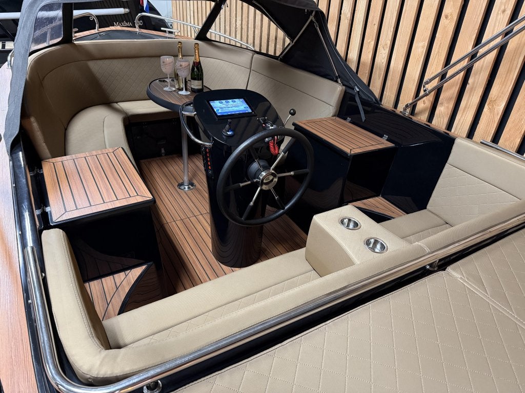 NwStaat! MAXIMA 620 RETRO '60PK HONDA' BOEGSCHR! GARMIN! '22, Watersport en Boten, Sloepen, Tender, Rondzit, Maxima, 6 m