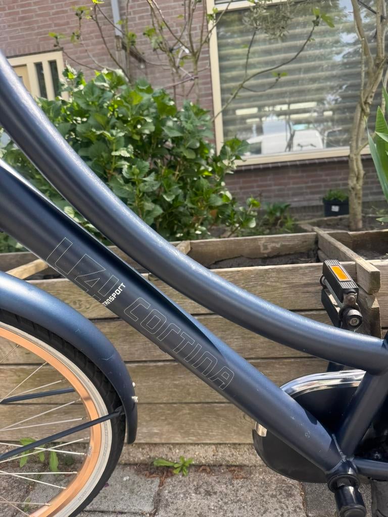 Cortina u4 transport meisjes fiets jeans model 26 inch, Fietsen en Brommers, Terugtraprem, Ophalen, 26 inch of meer, Handrem