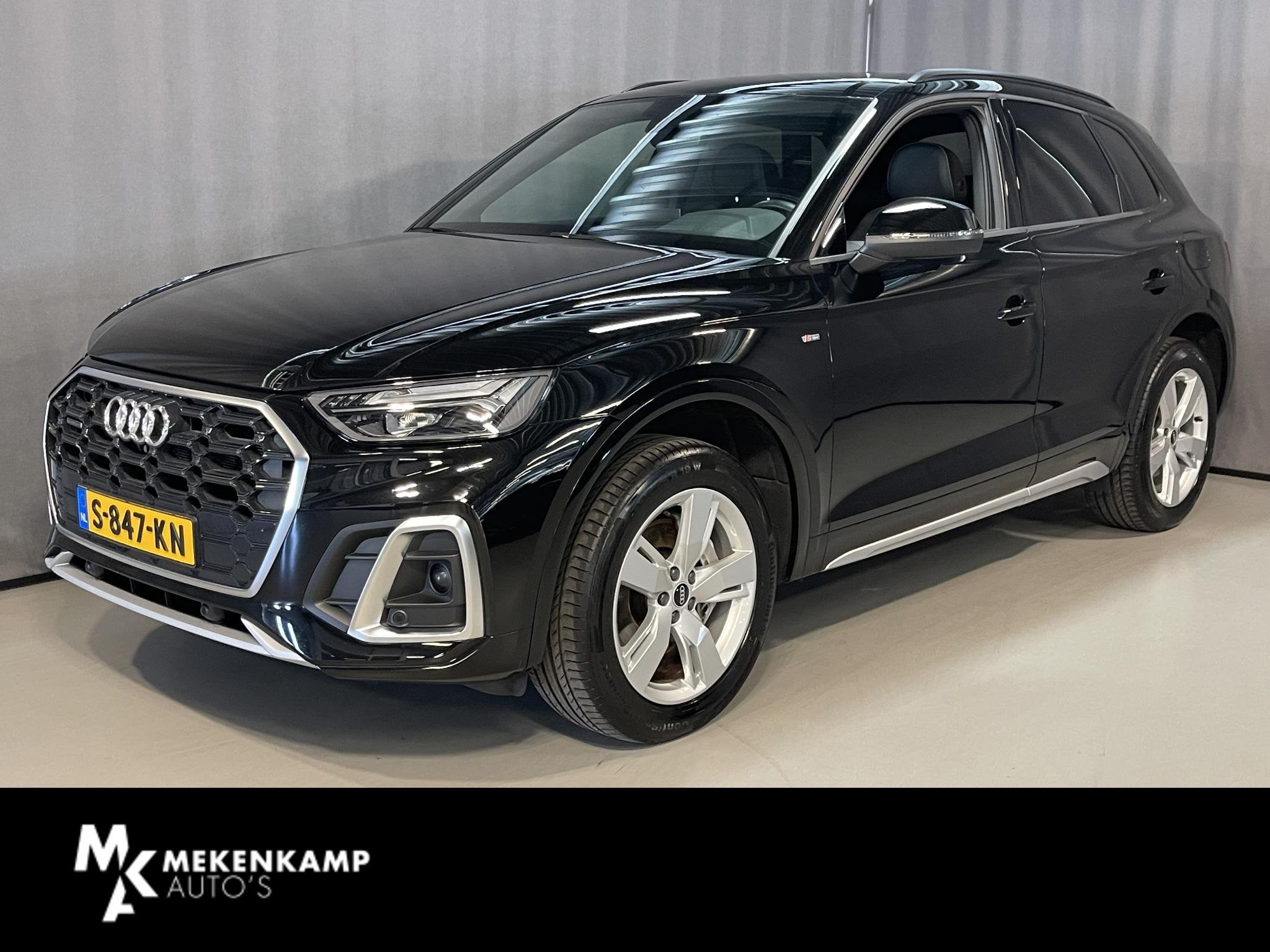 Audi Q5 55 TFSI e S edition Competition 19"/Sportstoelen/Sto, Auto's, 14 kWh, Gebruikt, 4 cilinders, Zwart