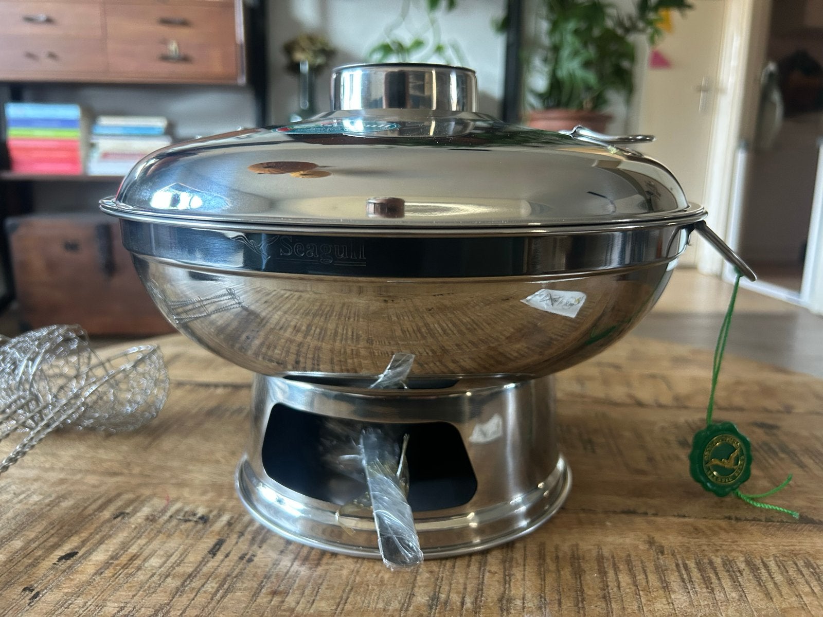 Seagull RVS Hotpot / Fonduepan - Nieuwstaat, Overige typen, Ophalen of Verzenden, Metaal, Overige merken