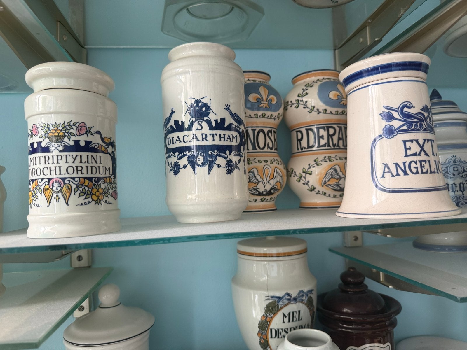 Antieke Apothekerspotten en Flessen Collectie, Ophalen of Verzenden