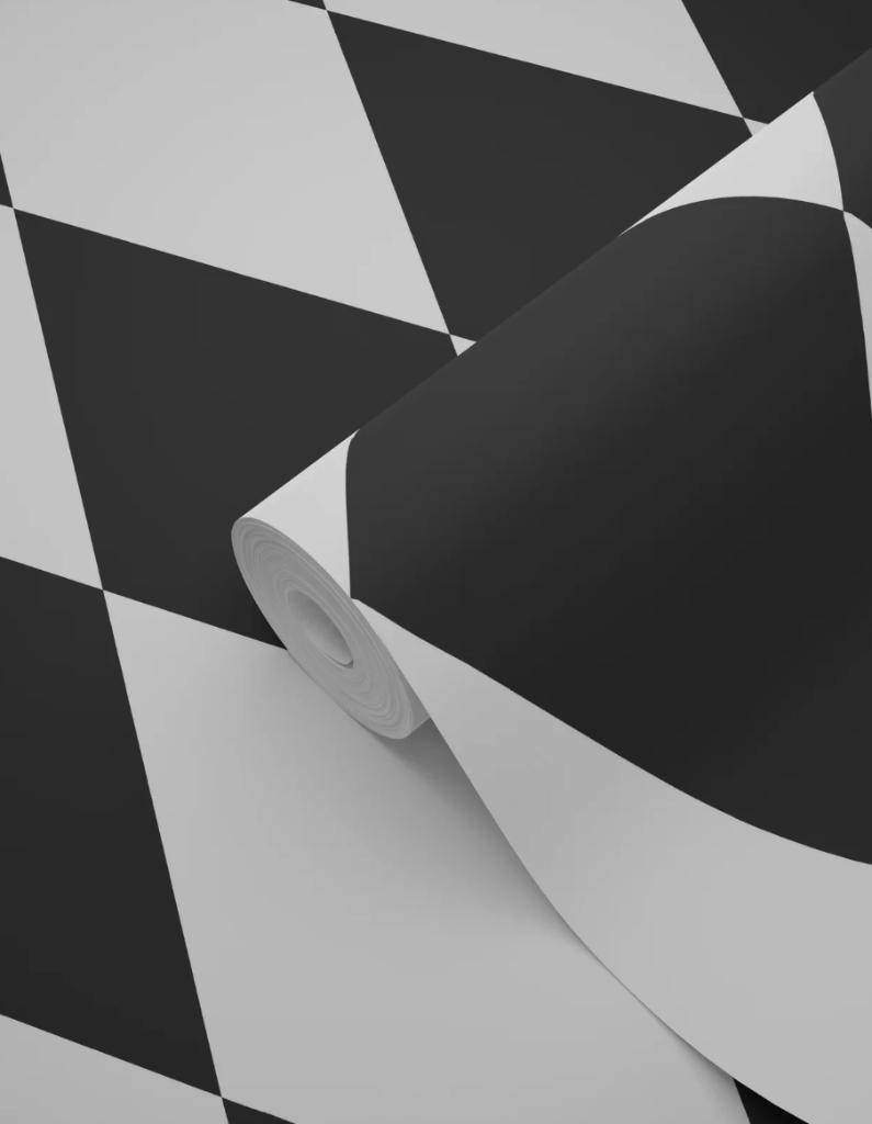 2 st. Behangrollen | Origin Wallcoverings, Ophalen, 10 tot 25 m², Zwart