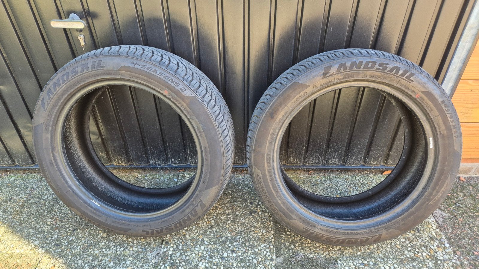 Landsail All Season Banden 205/55R17, Ophalen, Gebruikt, 17 inch, 205 mm