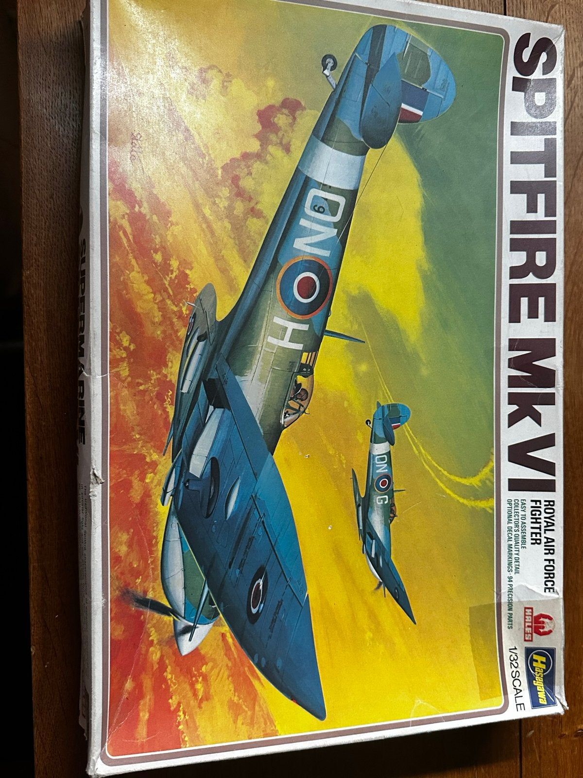 Hasegawa Supermarine Spitfire Mk VI Modelbouw Vliegtuig, Hasegawa, Nieuw, Ophalen of Verzenden, Groter dan 1:72