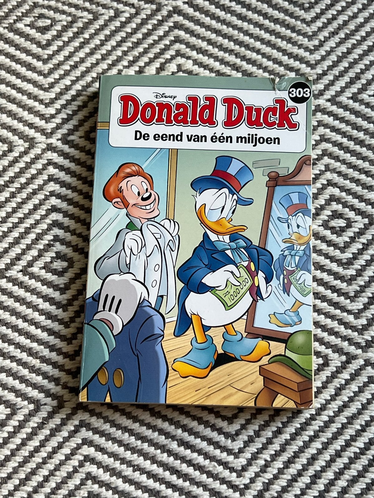 Donald Duck 303 - De eend van één miljoen, Eén stripboek, Ophalen of Verzenden, Gelezen
