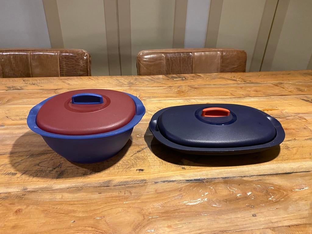 Tupperware schalen met deksels, Ophalen of Verzenden, Schaal