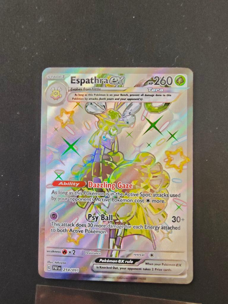 Espathra ex 214/091, Ophalen of Verzenden, Zo goed als nieuw, Losse kaart, Foil