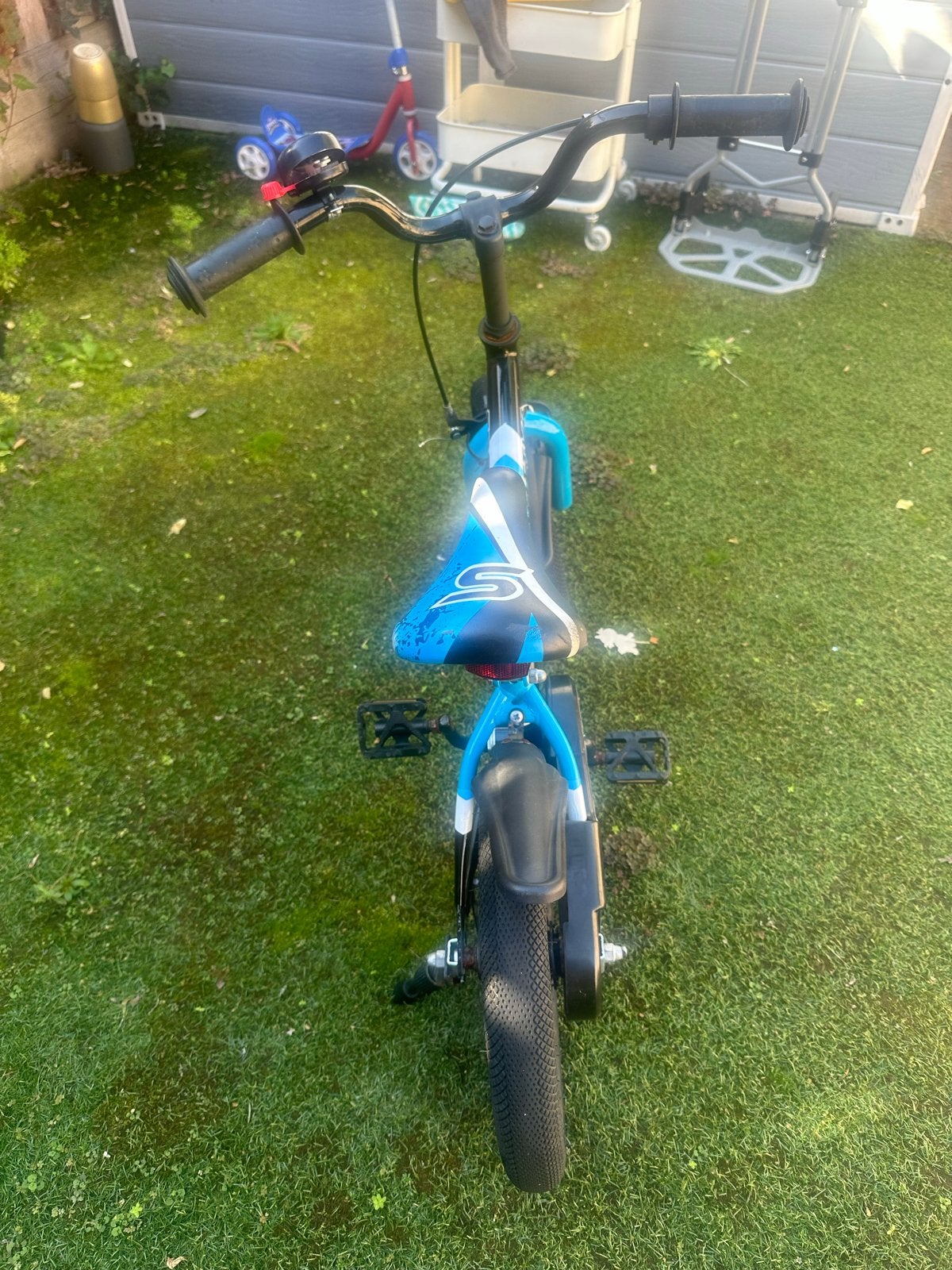 Sportivo Volare Kinderfiets - Blauw/Zwart, Ophalen of Verzenden, Gebruikt, Terugtraprem, Minder dan 16 inch