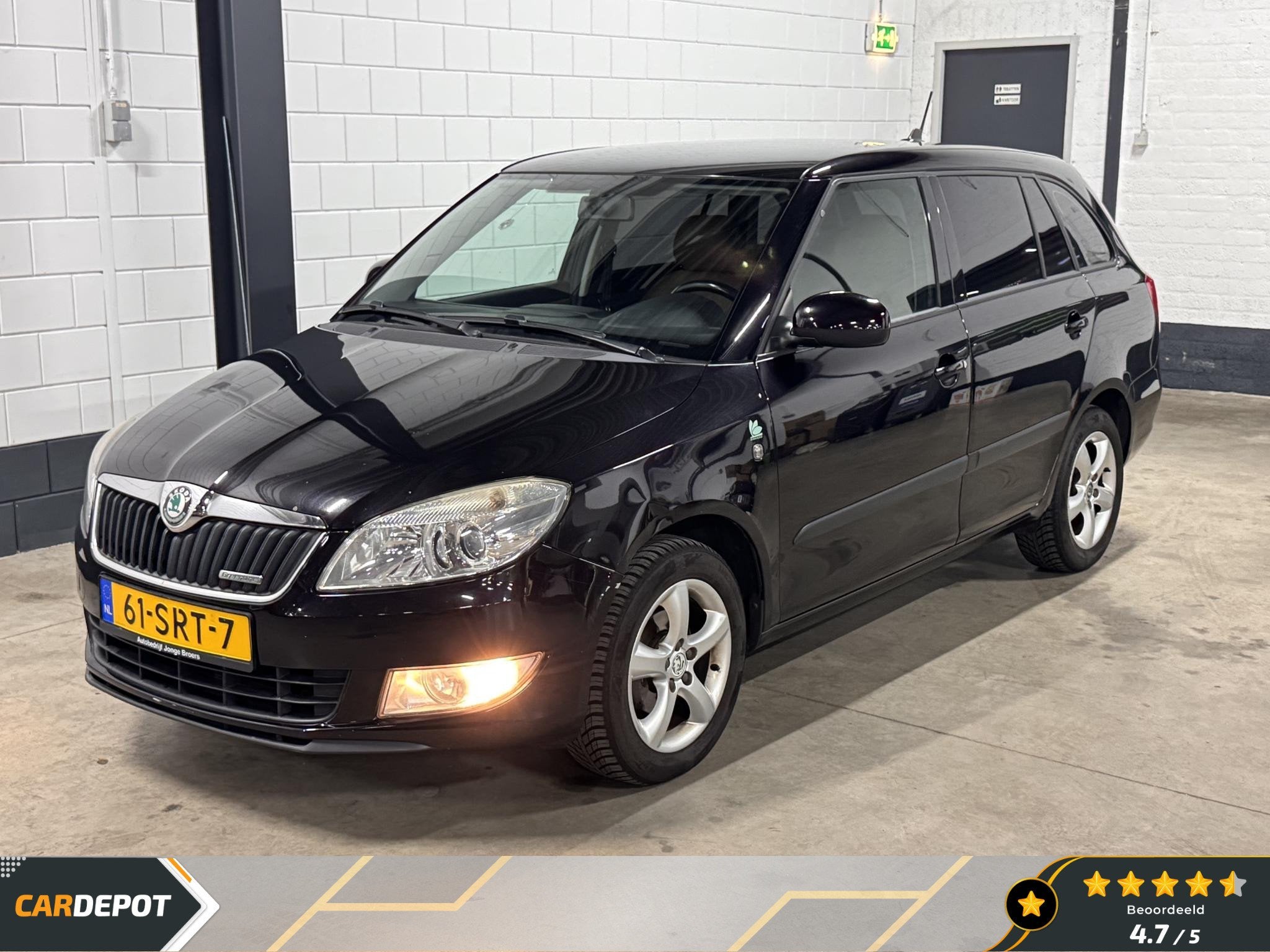 Skoda Fabia Combi 1.2 TDI Greenline, Auto's, Voorwielaandrijving, Euro 5, Zwart, 1199 cc